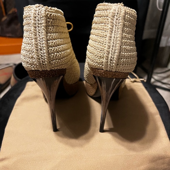 Burberry English Icons Darfield RAF 100 Peep Show Desert Bootie EU 39.5 - Picture 7 of 9